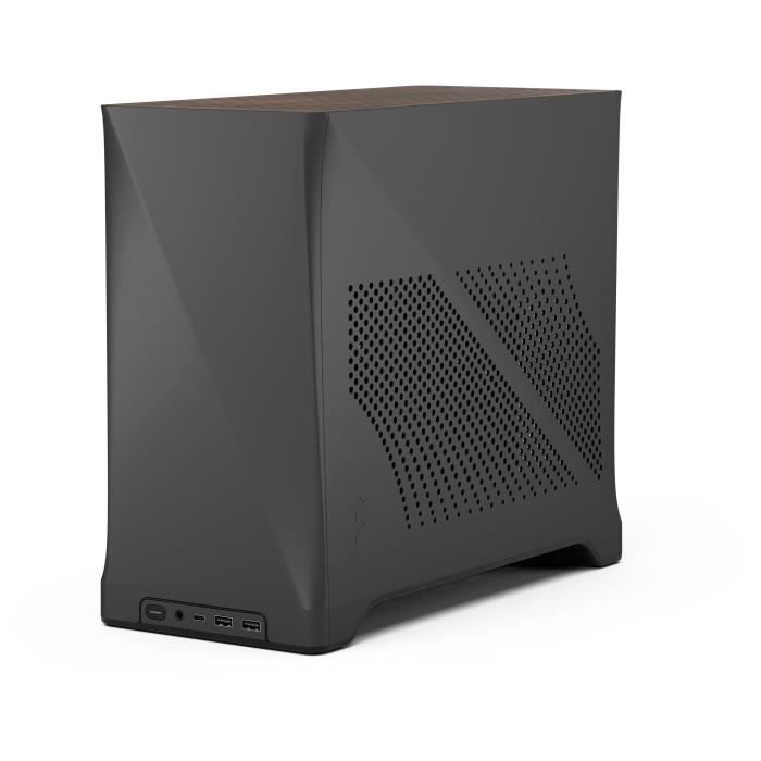 Boîtier PC - FRACTAL DESIGN - Era 2 Charcoal - m-ITX, 2 ventilateurs 120mm, USB3.1 Type C, Carte riser PCIe 4.0 – Image 7