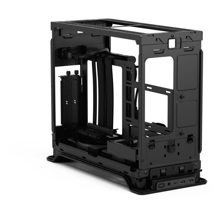 Boîtier PC - FRACTAL DESIGN - Era 2 Charcoal - m-ITX, 2 ventilateurs 120mm, USB3.1 Type C, Carte riser PCIe 4.0 – Image 9