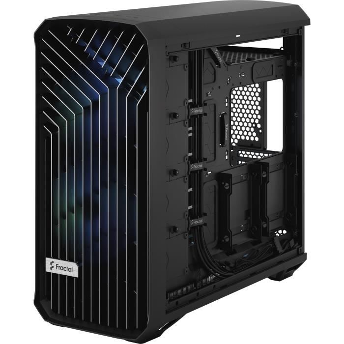 Boîtier PC - FRACTAL DESIGN - Torrent Black RGB TG Light Tint - SSI-CEB - Air flow optimisé avec 5 ventilateurs ARGB (FD-C-TOR1A-04) – Image 2