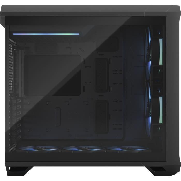 Boîtier PC - FRACTAL DESIGN - Torrent Black RGB TG Light Tint - SSI-CEB - Air flow optimisé avec 5 ventilateurs ARGB (FD-C-TOR1A-04) – Image 3