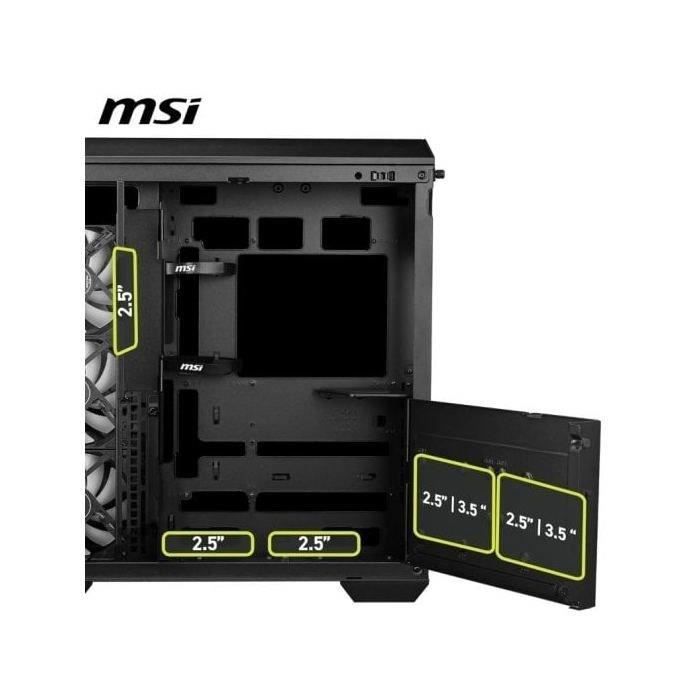 Boîtier PC - MSI - 306-7G26R21-HH9 - MAG PANO 100R PZ – Image 5