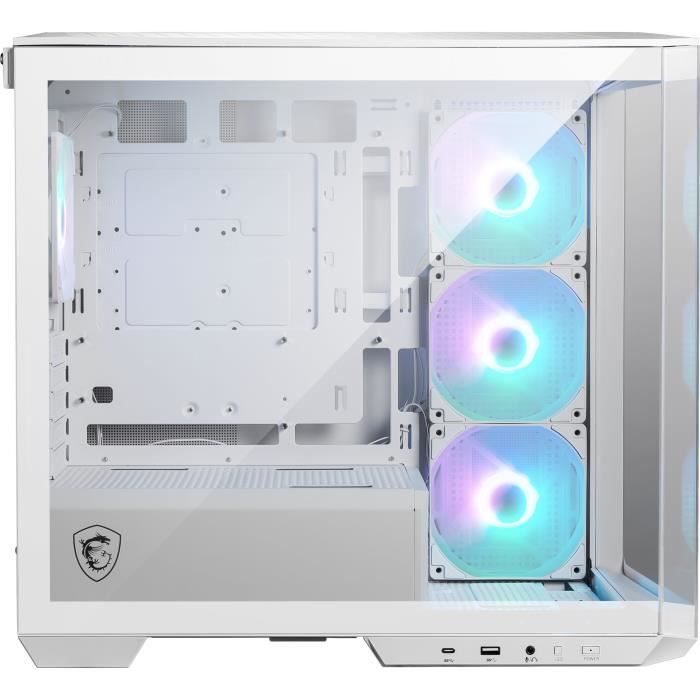 Boîtier PC - MSI - MAG PANO M100R PZ - Blanc – Image 3