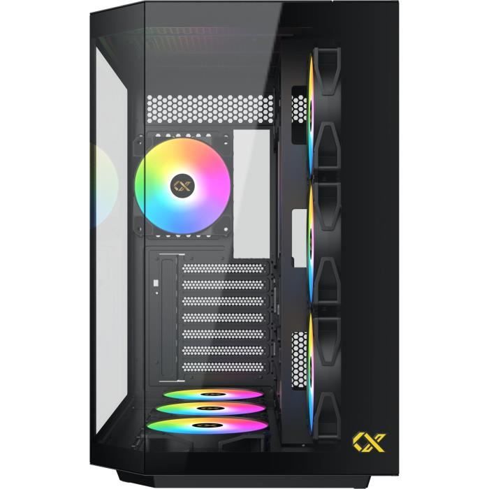 Boîtier PC - XIGMATEK - CUBI II - Cube - E-ATX - Verre trempé - ARGB - Noir – Image 2