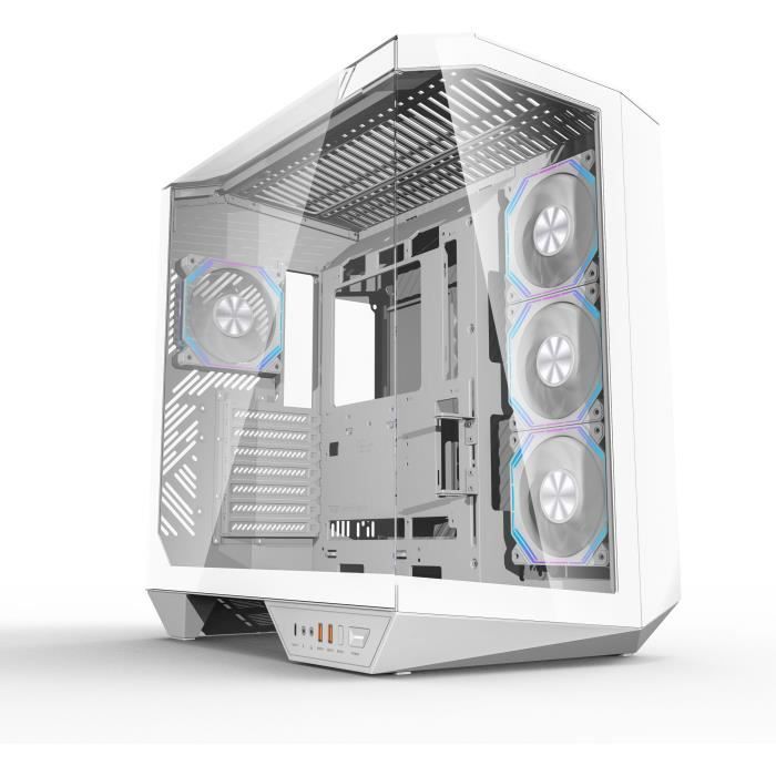 Boitier sans alimentation - Cube - Format ATX - DARKFLASH DY470 - Blanc