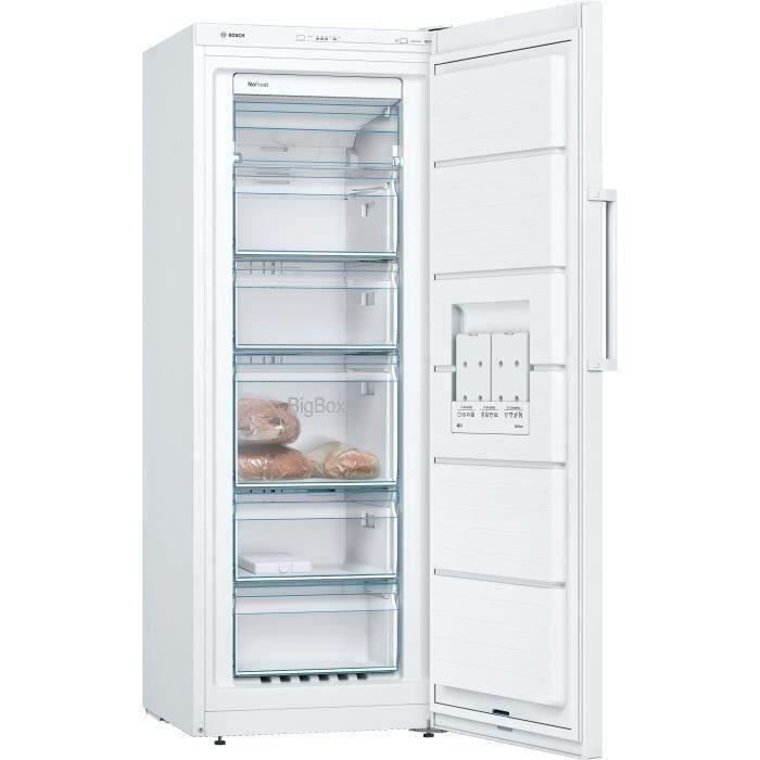 BOSCH - Congélateur armoire GSN29UWEW Porte: Blanc - SER4 - Volume utile total: 200 l - congélateur: 200 l - Full no frost – Image 3