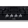 Bosch Table cuisson gaz 60cm 4 feux noir - pnp6b6b90 – Image 2