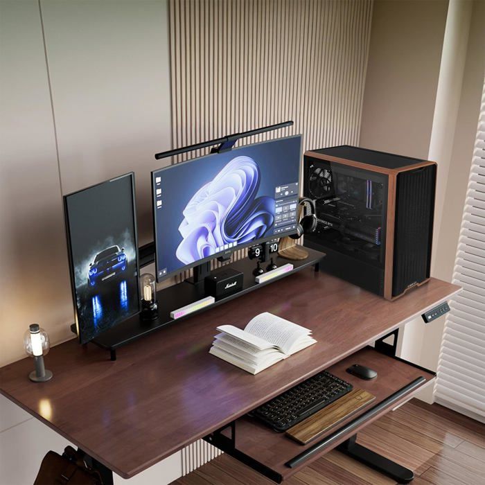 Boîtier PC - Lian Li - Lancool 217 - Noir - 5 ventilateurs - Verre trempé - Accents en bois de noyer – Image 3