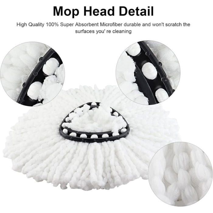 Brosse de Nettoyage électrique sans Fil, Brosse de Nettoyage sans Fil avec 7 ttes de Brosse remplaables, vadrouille lectrique avec – Image 2