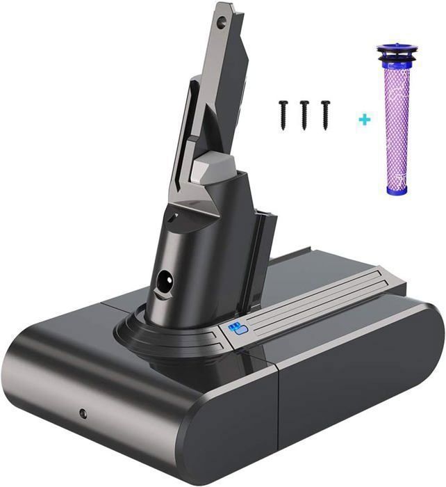 Buture-V7 Remplacement Batterie 6000mAh pour Dyson Aspirateurs V7 SV11 Motorhead Absolute Animal Mattress Fluffy Trigger V7