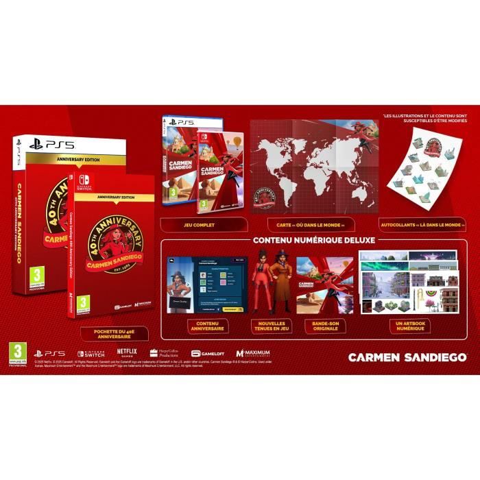 Carmen Sandiego 40th Anniversary Edition - Jeu Nintendo Switch – Image 2