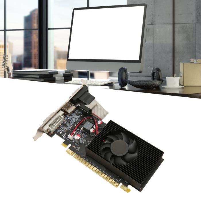 Carte graphique de bureau - NVIDIA - GeForce GT 730 - 4 Go DDR3 - 128 bits - PCI Express X16 3.0