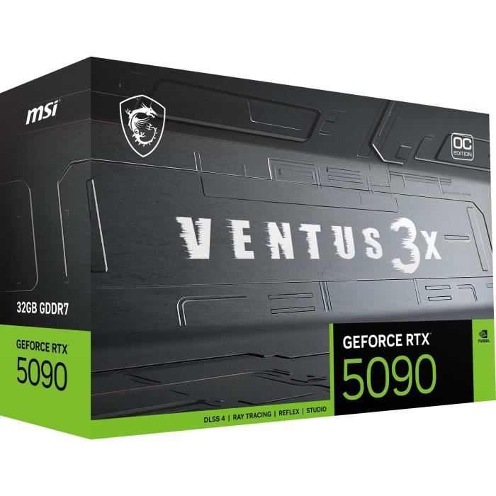Carte graphique - MSI - VENTUS GEFORCE RTX 5090 32G 3X OC NVIDIA 32 Go GDDR7 – Image 2