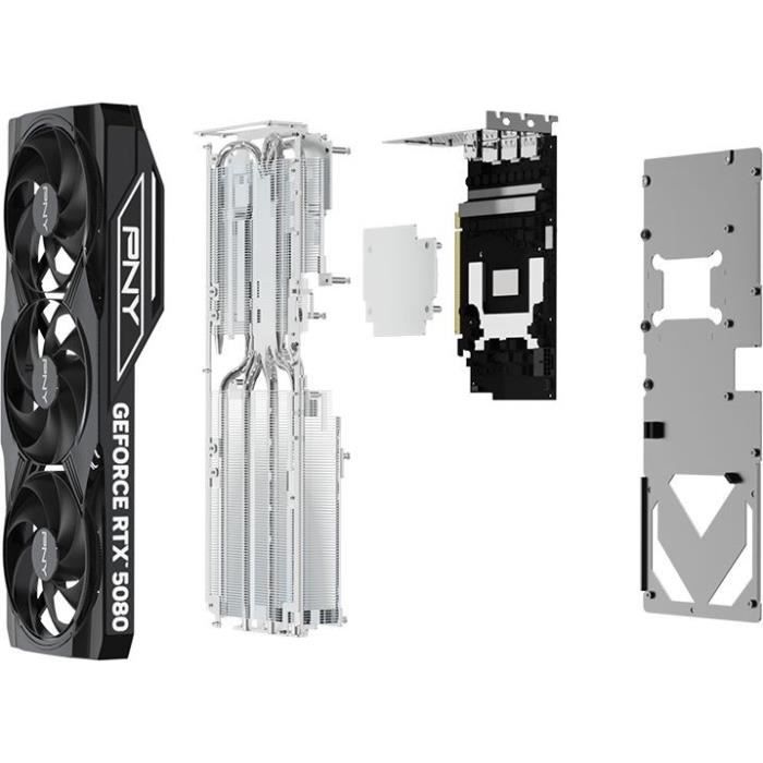 Carte graphique - PNY - GeForce RTX 5080 - 16 Go - Overclockée - PCIe 5.0 (VCG508016TFXPB1-O) – Image 4