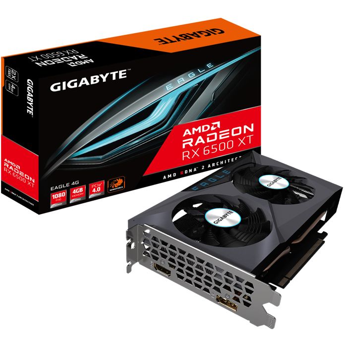 Carte graphique - GIGABYTE - RX 6500 XT - 4Go - Actif - HDMI/DisplayPort – Image 3