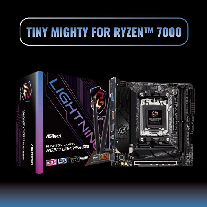 ASROCK ASROCK Carte Mère B650I – Image 3