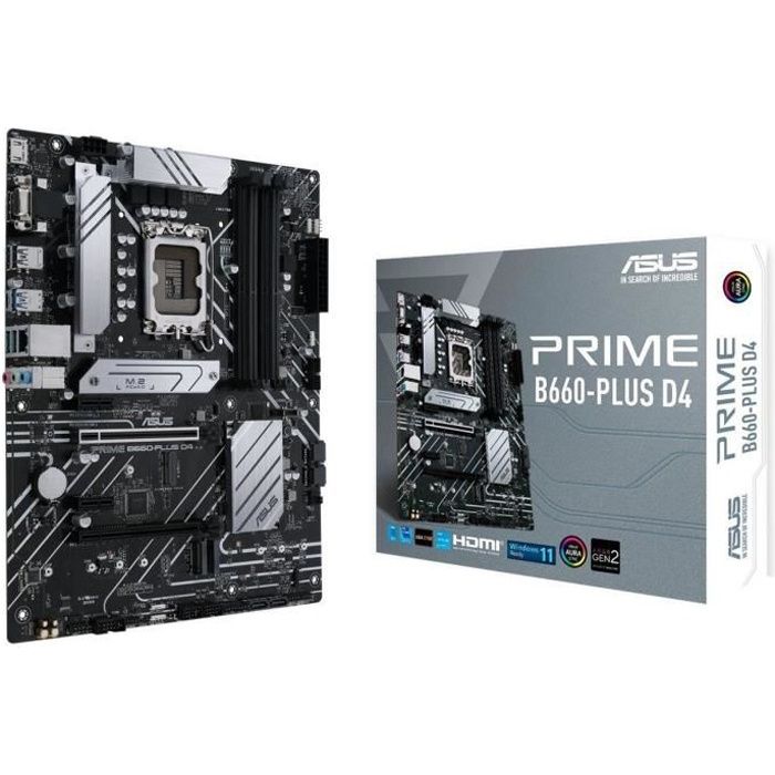 Carte Mère - ASUS - PRIME B660-PLUS D4 - (90MB18X0-M0EAY0)