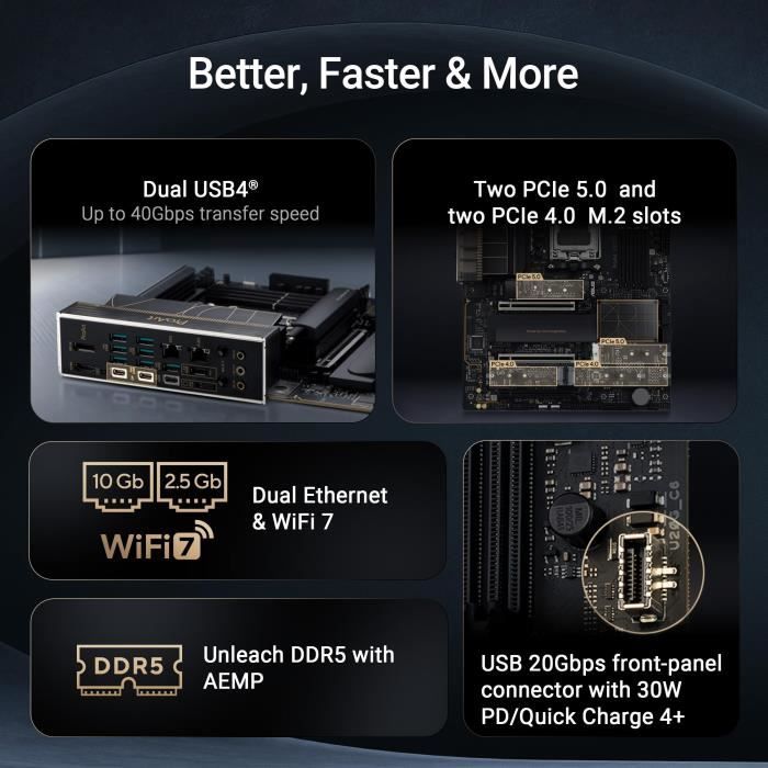 Carte mère - ASUS - PROART X870E-CREATOR WIFI – Image 3