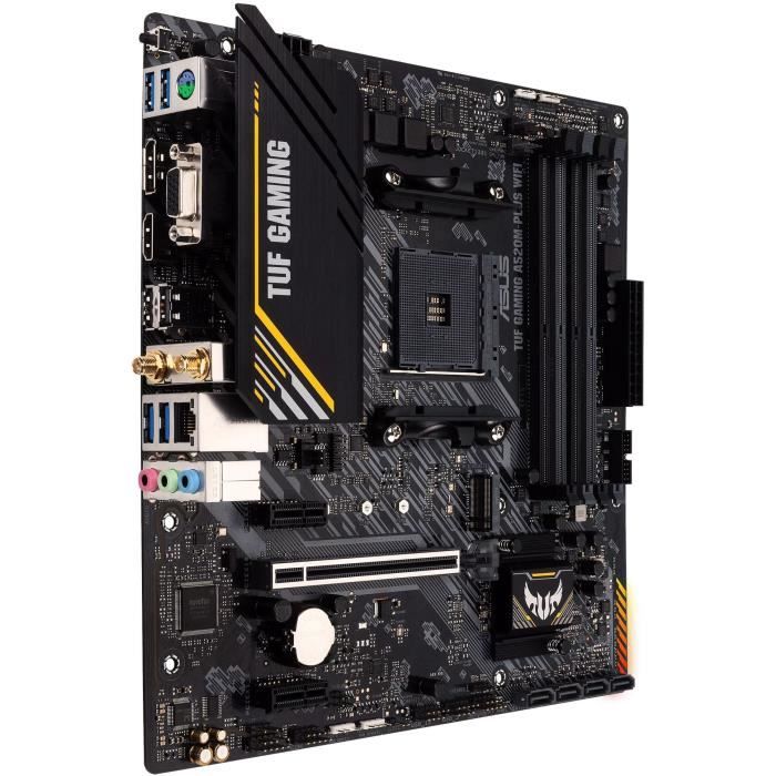 Carte mère - ASUS - TUF GAMING A520M-PLUS WIFI - AMD A520 - Emplacement AM4 micro ATX – Image 3