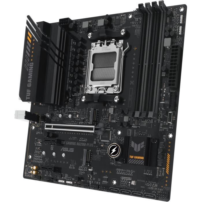 Carte mère - ASUS - TUF GAMING A620M-PLUS - AMD A620 - Emplacement AM5 micro ATX – Image 4