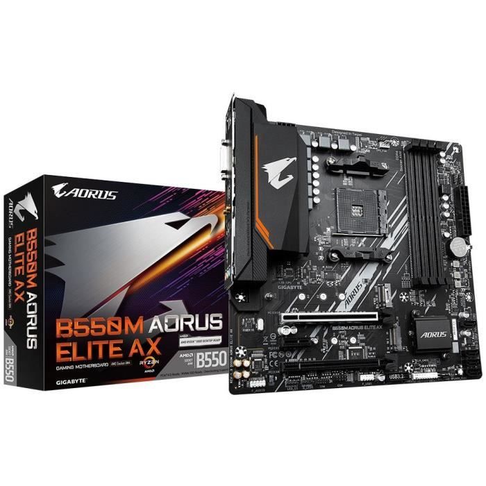 Carte mère - GIGABYTE - B550M AORUS ELITE AX