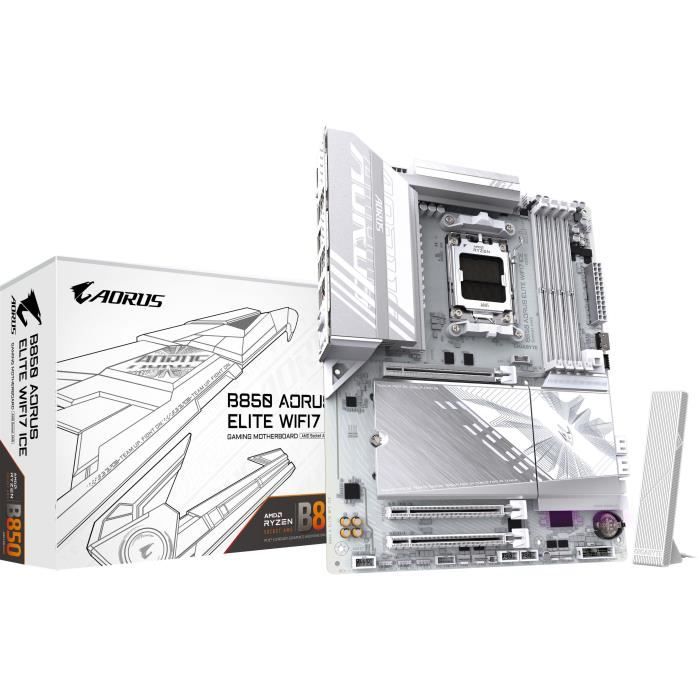 Carte mère - GIGABYTE - B850 AORUS ELITE WIFI7 ICE