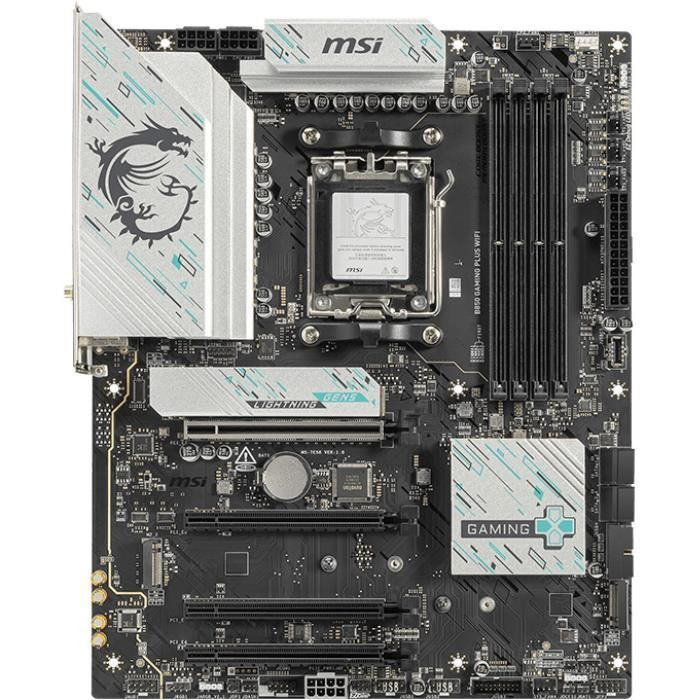 Carte mère - MSI - B850 GAMING PLUS WIFI AMD B850 Emplacement AM5 ATX – Image 2