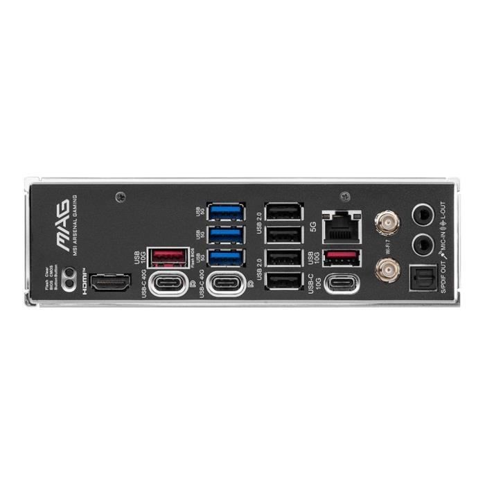 Carte mère - MSI - MAG X870 TOMAHAWK WIFI - Wi-Fi 7, 5G LAN, USB 40 Gb/s, PCIe 5.0, AMD Ryzen 9000 – Image 4