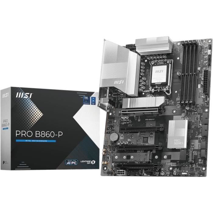 Carte mère - MSI - PRO B860-P Intel B860 LGA 1851 (Socket V1) ATX