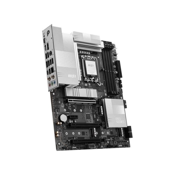 Carte mère - MSI - PRO Z890-P WIFI - Wi-Fi 7, 5G LAN, Thunderbolt 4, PCIe 5.0, argentée – Image 3