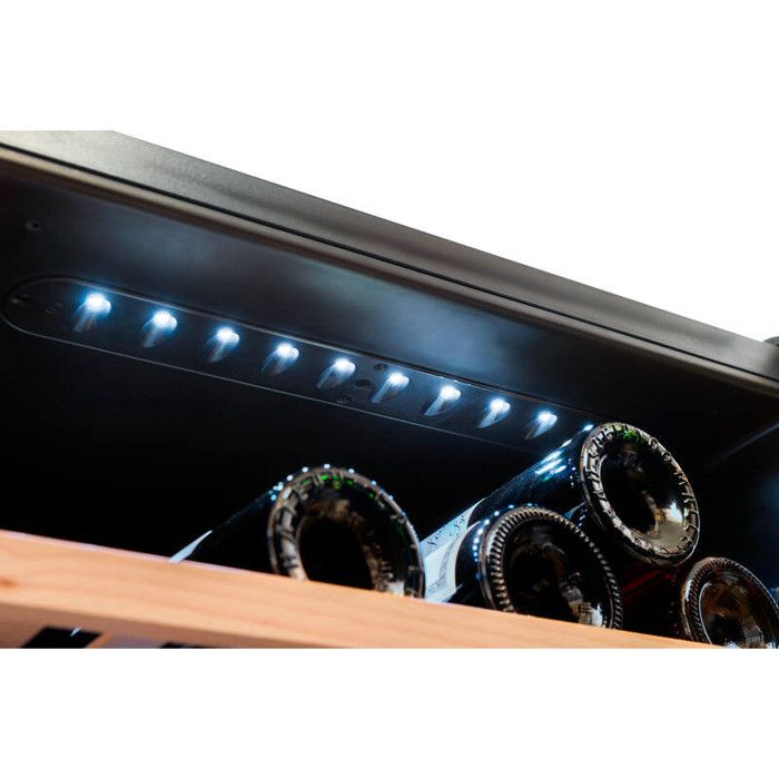 Cave à vin CLASSIC185 – 185 bouteilles – Vieillissement longue durée – Température réglable 5-20 °C – Design traditionnel – 38 dB – Image 4