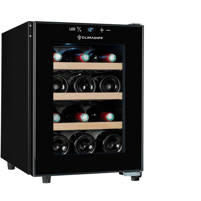 Cave à vin CUVEE12 – 12 bouteilles – Ultra silencieuse – Température réglable 11-18 °C – Design moderne – Éclairage LED – Image 2