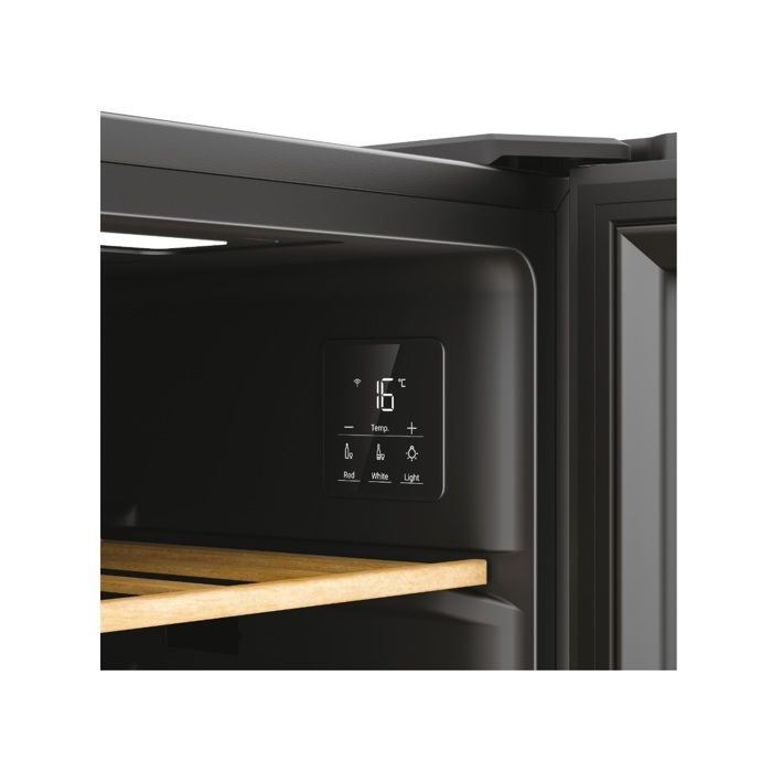 Cave à vins - HAIER - CWC034 - Noir - Eclairage intérieur - Pose libre - Porte vitrée – Image 4