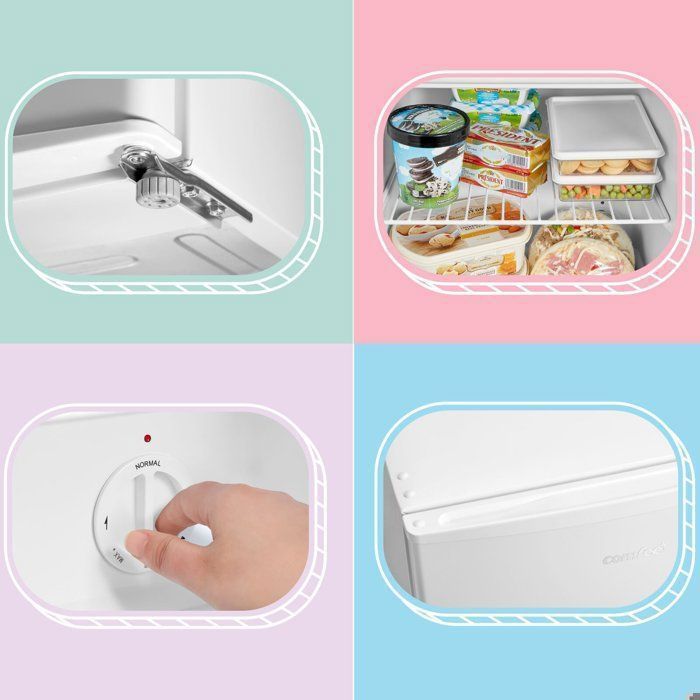 Congélateur Mini COMFEE RCU40WH2(E) - 31L- Classe E -47.24549.2 cm - Blanc – Image 4