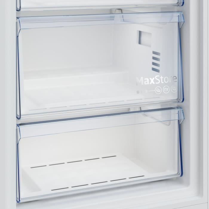 Congélateur armoire - BEKO - B1RFNE314W - Froid ventilé - Classe E - 286 L - 186,5 x 59,7 x 70,9 cm - Blanc – Image 5