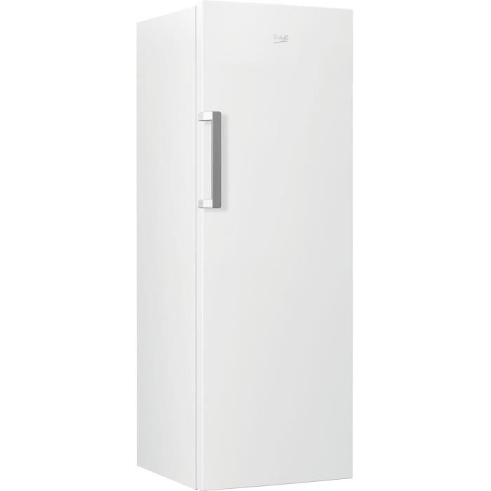 Congélateur armoire - BEKO série b100 - RFNE290L41WN - Classe E - 256 L - 5 tiroirs - 59,5 x 70 x 171,4 cm - Blanc – Image 3