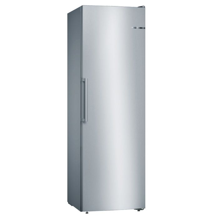 Congélateur armoire - BOSCH SER4 - GSN36VLEP - Classe E - 242 L - 186 x 60 x 65 cm - Inox