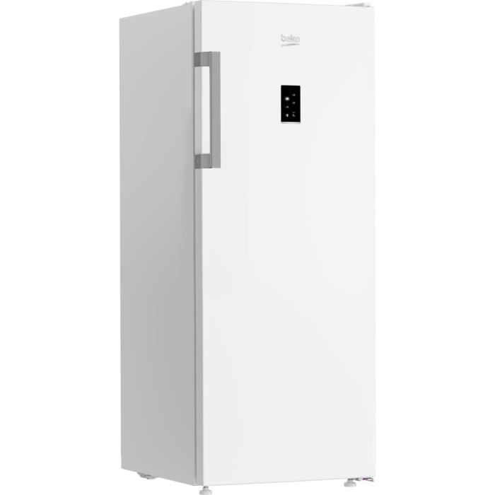 Congélateur armoire pose libre - BEKO - B3RFNE274W - Classe E - 220 L - Autonomie : 13 h - 75,4 x 59,7 x 151,5 cm - Blanc – Image 2