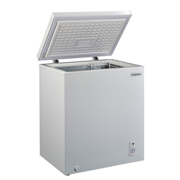 Congélateur coffre FrigeluX CCO147BE – 147 L – Classe E – 70,6 cm – Congélation 6,7 kg – Panier – 41 dB – Image 2