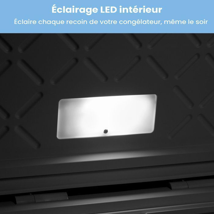 Congélateur Coffre Comfee RCC102WH2EU(E) 99L -Classe E - Contrôle Mécanique - 38dB - Compresseur Inverter - LED - 54.7x44.6x85cm – Image 5