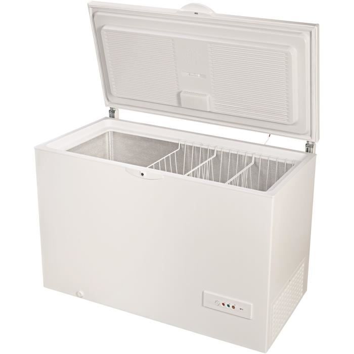 Congélateur coffre - INDESIT OS2A450HFR - 437L - Classe E - L 140,5 cm x H 91,6 cm - blanc – Image 2