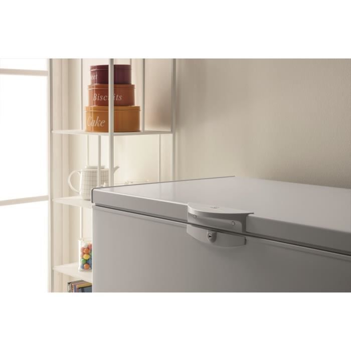 Congélateur coffre - INDESIT OS2A450HFR - 437L - Classe E - L 140,5 cm x H 91,6 cm - blanc – Image 7