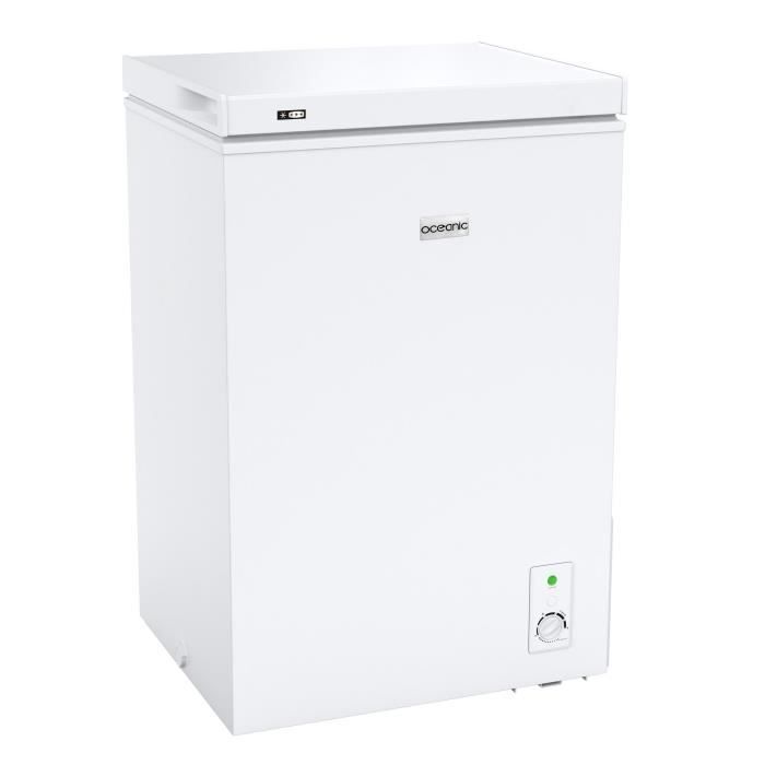 Congélateur coffre OCEANIC OCEACCF99W3 99L - Classe E - Blanc