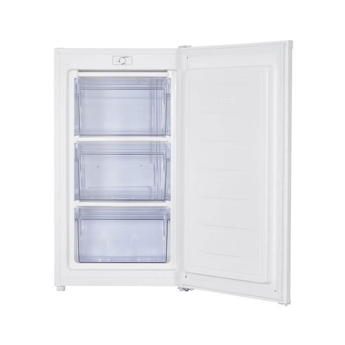 Mini congélateur FrigeluX CTT62BE – 60 L – 2 tiroirs + 1 abattant – Classe E – 40 dB – Porte réversible – Image 2