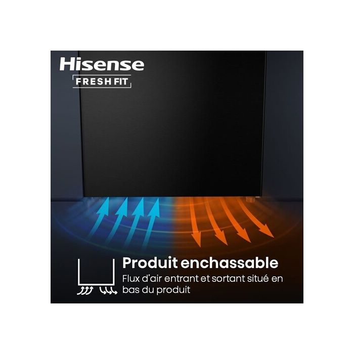Congélateur armoire Hisense FT5K310GSFD Freshfit – Image 5