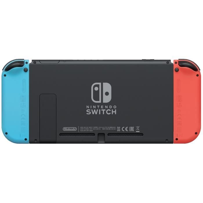 Console Nintendo Switch • Bleu Néon & Rouge Néon + Splatoon 2 (Code) – Image 4