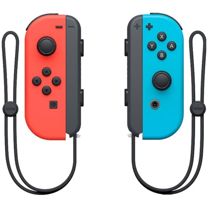 Console Nintendo Switch • Bleu Néon & Rouge Néon + Splatoon 2 (Code) – Image 5