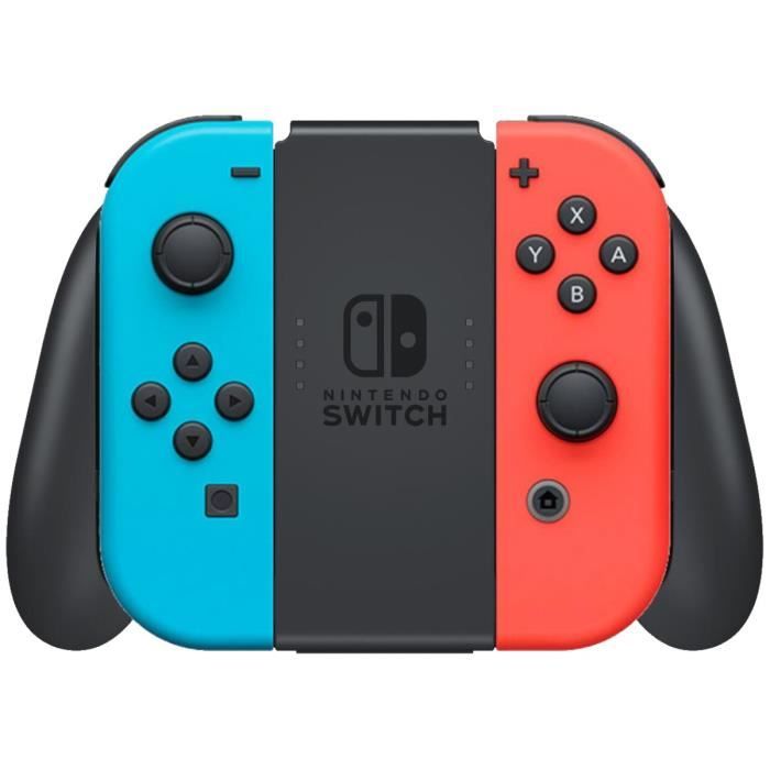 Console Nintendo Switch • Bleu Néon & Rouge Néon + Splatoon 2 (Code) – Image 6