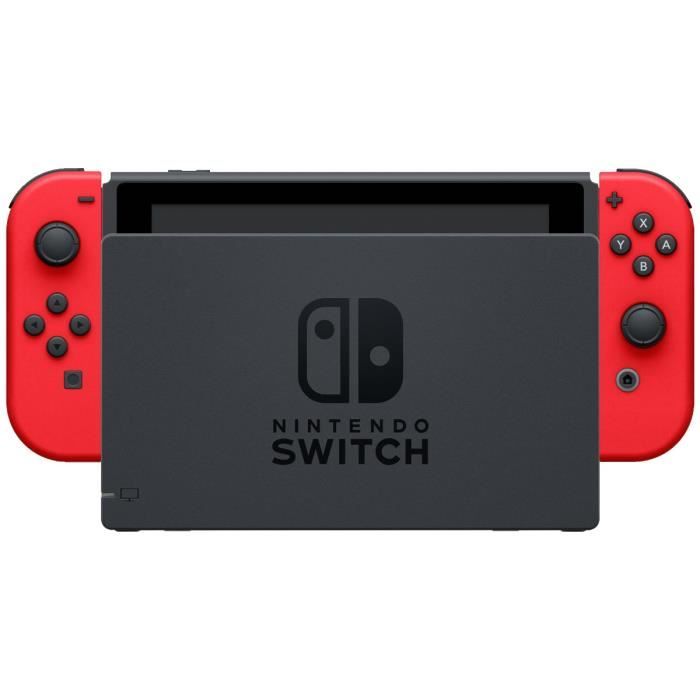 Console Nintendo Switch • Édition Limitée Rouge + Super Mario Odyssey (Code) – Image 2
