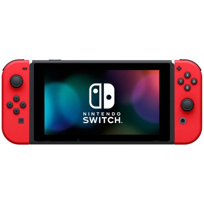 Console Nintendo Switch • Édition Limitée Rouge + Super Mario Odyssey (Code) – Image 3