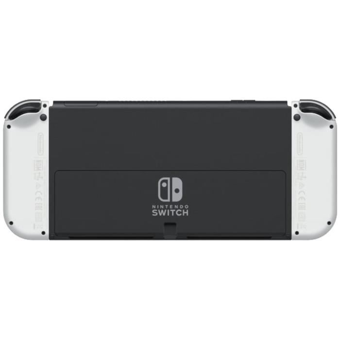 Console Nintendo Switch - Modèle OLED • Blanc + Mario Kart 8 Deluxe (Pré-installé) + 12 mois d'abonnement NSO (Code) – Image 4